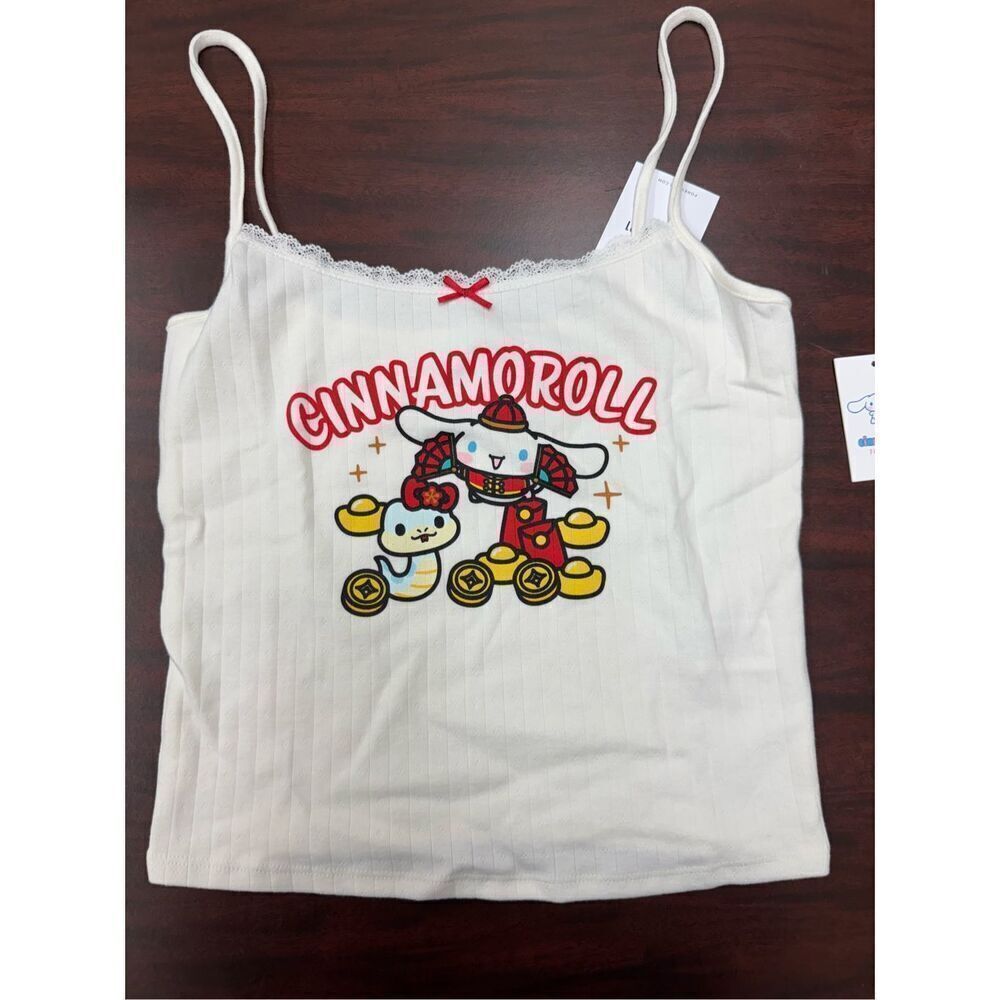 NWT Cinnamoroll Lunar New Year Cream Colored Cami Size Medium